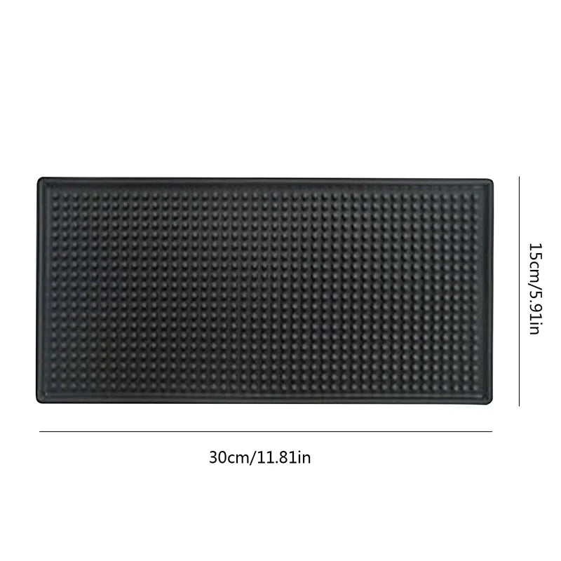 PVC Bar Mat Anti-slip Cafe Bar Mats Home Cup Mat Waterproof Heat Resistant Durable Drain Bar Service Spill Mat for Home Bar Cafe