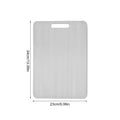 Titanium Cutting Boards for Kitchen Stainless Board 304 Steel Thickened Double Sided Food Grade Portable Fruit Meat Chopping