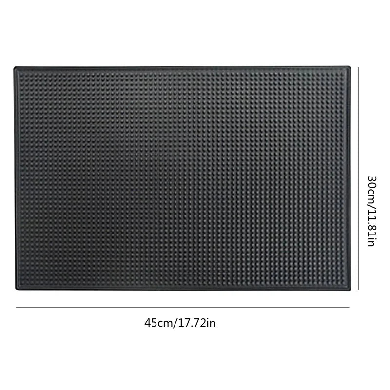 PVC Bar Mat Anti-slip Cafe Bar Mats Home Cup Mat Waterproof Heat Resistant Durable Drain Bar Service Spill Mat for Home Bar Cafe