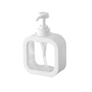 A large-capacity soap dispenser bottle, transparent visible plastic press bottle, suitable for travel, kitchen, bathroom