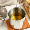 Stainless Steel Fryer with French Fries and Chicken Wings Household Small Oil Pot with Filter Screen Tianfu Luo Pot Cooking Tool