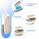 Mini Snack Sealer Small Household Bag Sealer Portable Hand Pressure Heat Sealer Plastic Bag Sealer